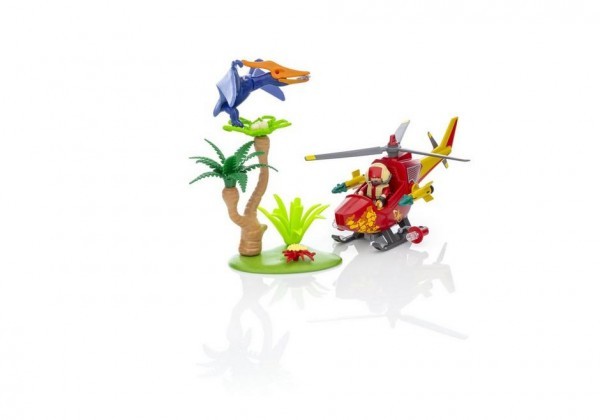 Helicoptero con Plesiosauro