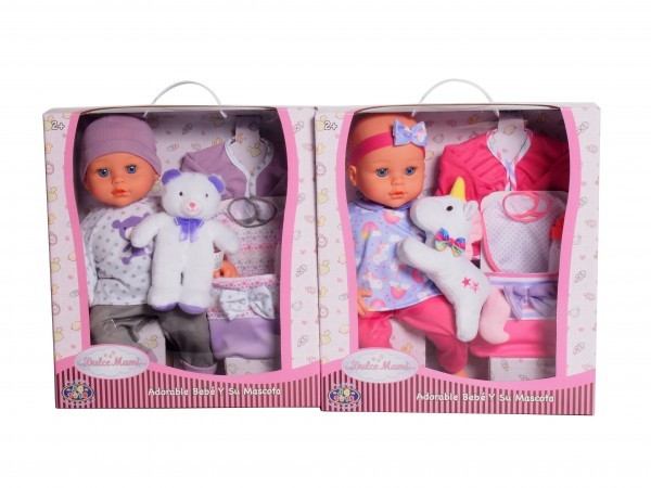 Bebé Con Accesorios y Mascota