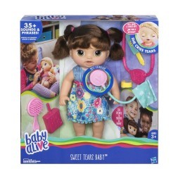 Baby Alive Dulces lágrimas (Pelo castaño)