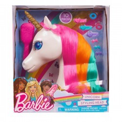 Barbie dreamtopia unicornio peinados y accesorios magicos