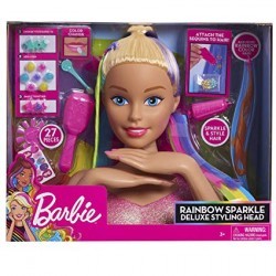 Barbie Deluxe Rainbow Styling Heads Blonde