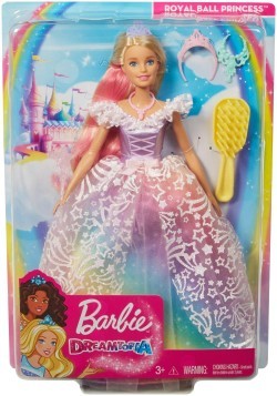 Barbie Dreamtopia Superprincesa Vestido Brillante con Accesorios