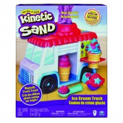 Kinetic Sand Set Camiones De Helados