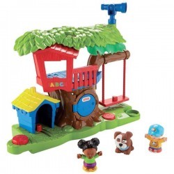 Little People Surtido de Playsets Casa del Árbol y Mercado - Fisher Price