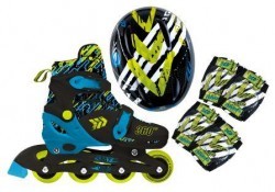 Patines  Rush 360  En linea Con Set Protección