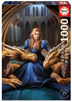 ROMPECABEZAS LEALTAD FEROZ, ANNE STOKES 1000PZAS