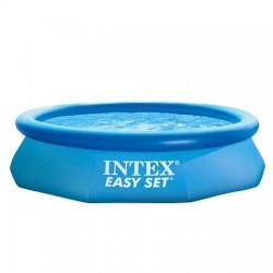 Piscina de Aro Inflable y Bomba Filtrante